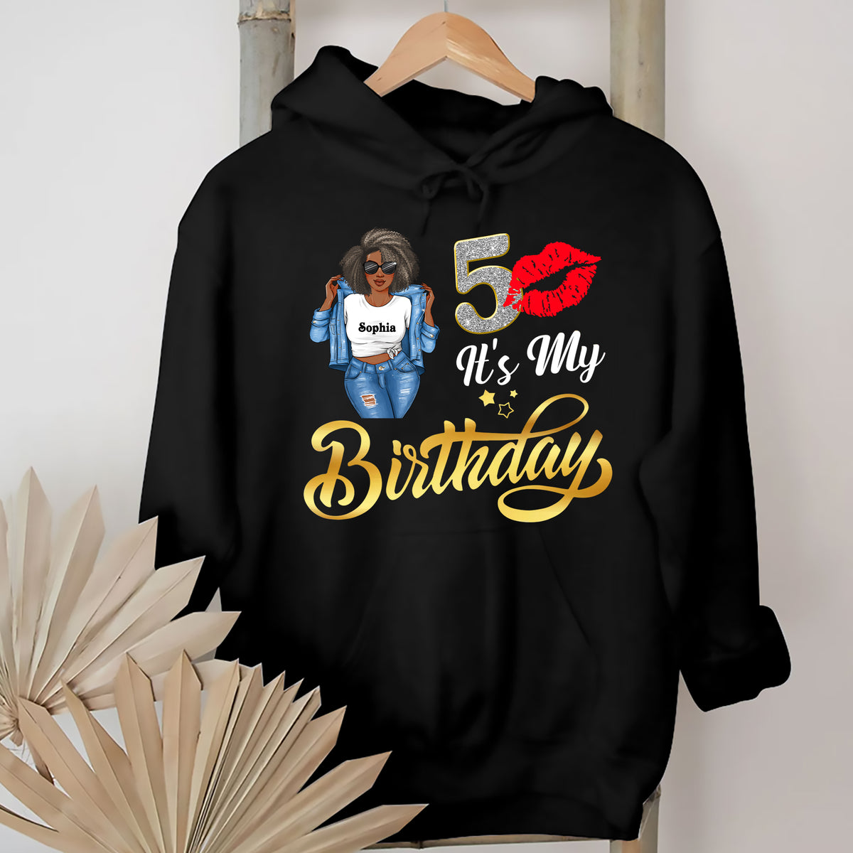 Personalized 50th Birthday Unique T Shirt For Woman, Custom Birthday Shirt, Her Gifts For 50 Years Old , Turning 50 Birthday Cotton Shirt-YPT-ALK