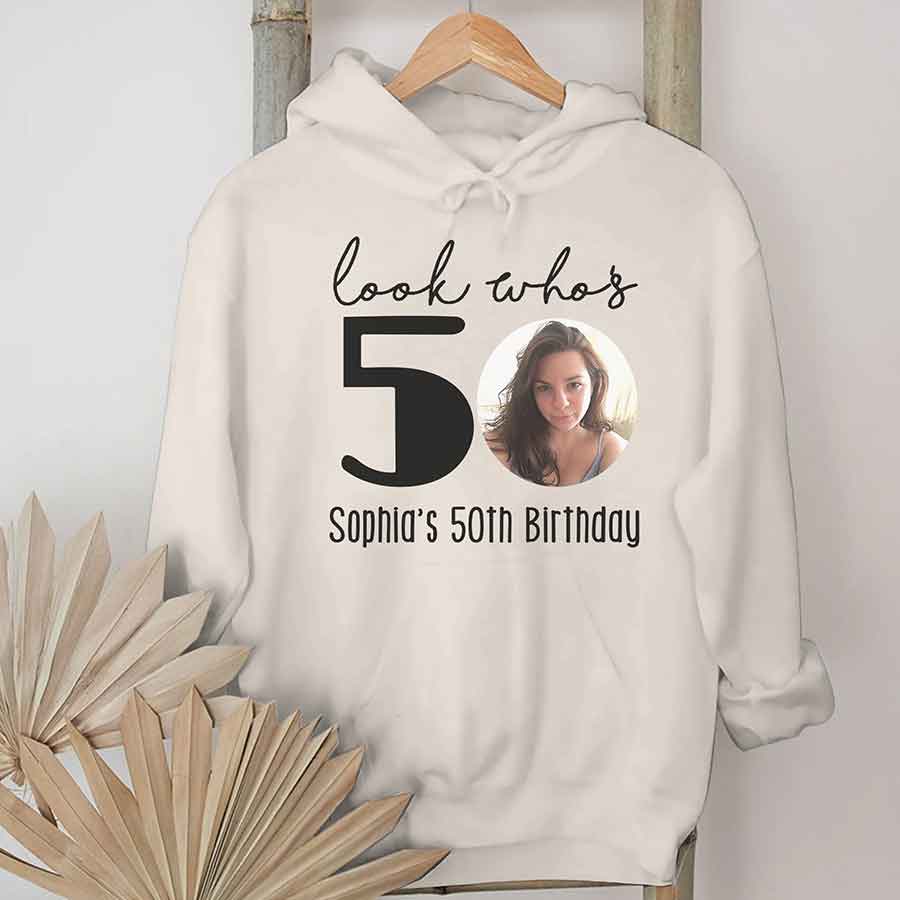 50th Birthday Shirts, Custom Birthday Shirts, Turning 50 Shirt, Gifts For Women Turning 50, 50 And Fabulous Shirt, 50th Birthday Shirts For Her-YPT-ALK