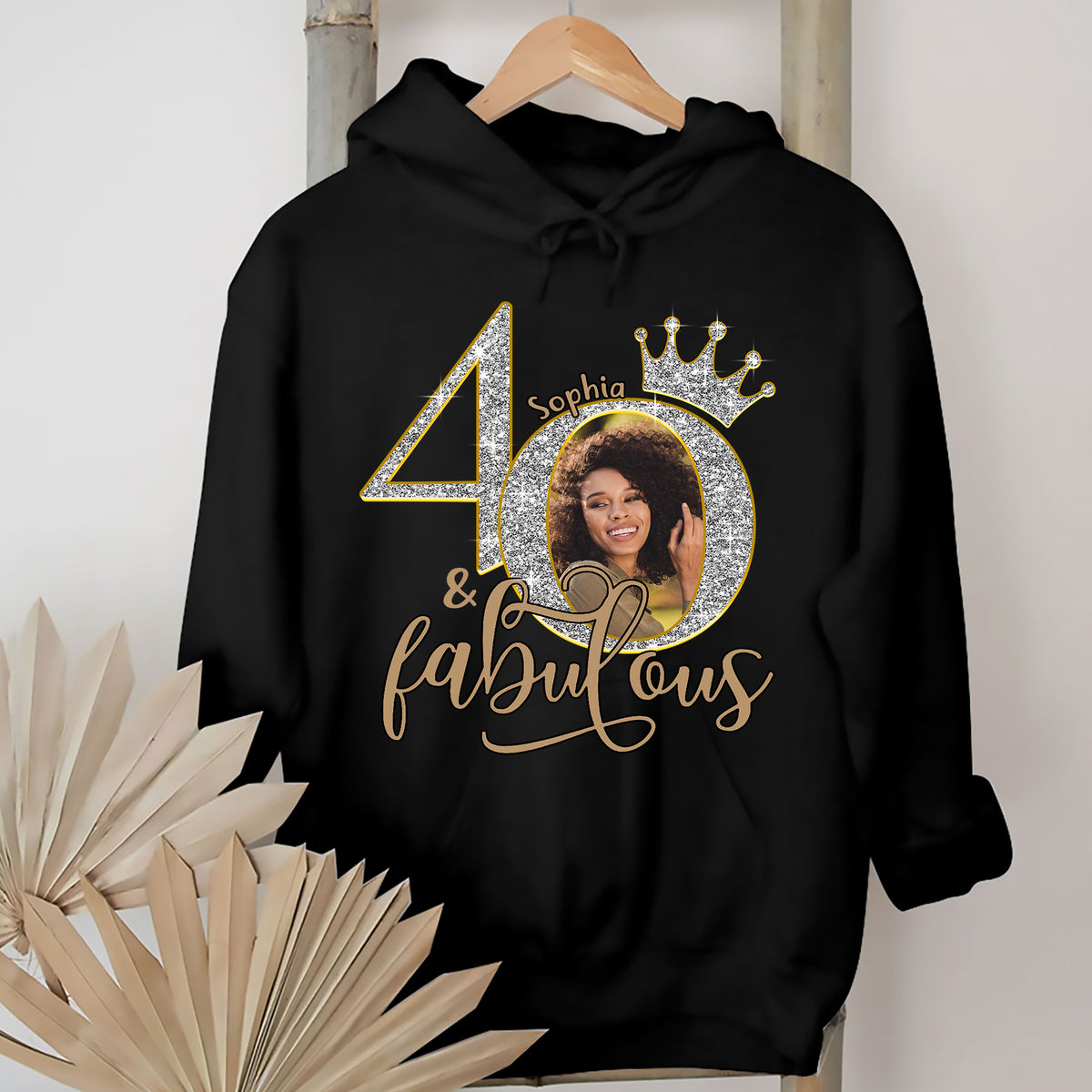 40th Birthday Shirts, Custom Photo Birthday Shirts, Turning 40 Shirt, Gifts For Women Turning 40, 40 And Fabulous Shirt, 40th Birthday Shirts For Her - YPT-ALK