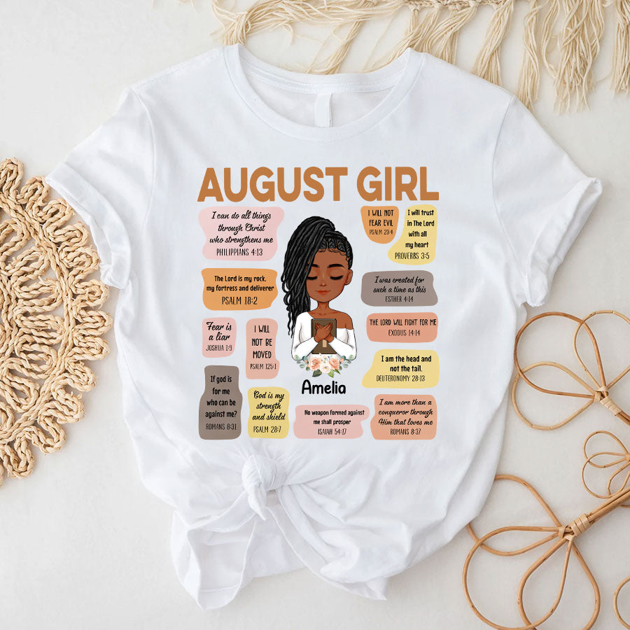 Custom Birthday Shirt, Queen Was Born In August, August Birthday Shirts For Woman, August Birthday Gifts, August Is My Birthday Month
