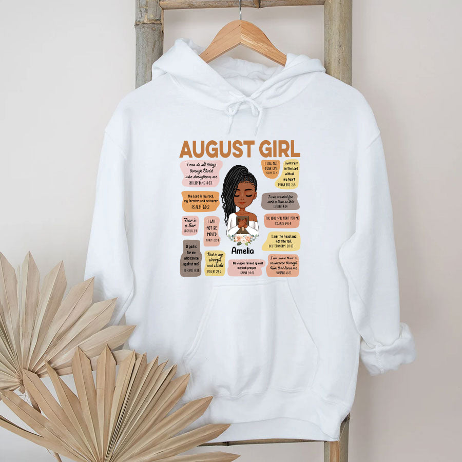Custom Birthday Shirt, Queen Was Born In August, August Birthday Shirts For Woman, August Birthday Gifts, August Is My Birthday Month
