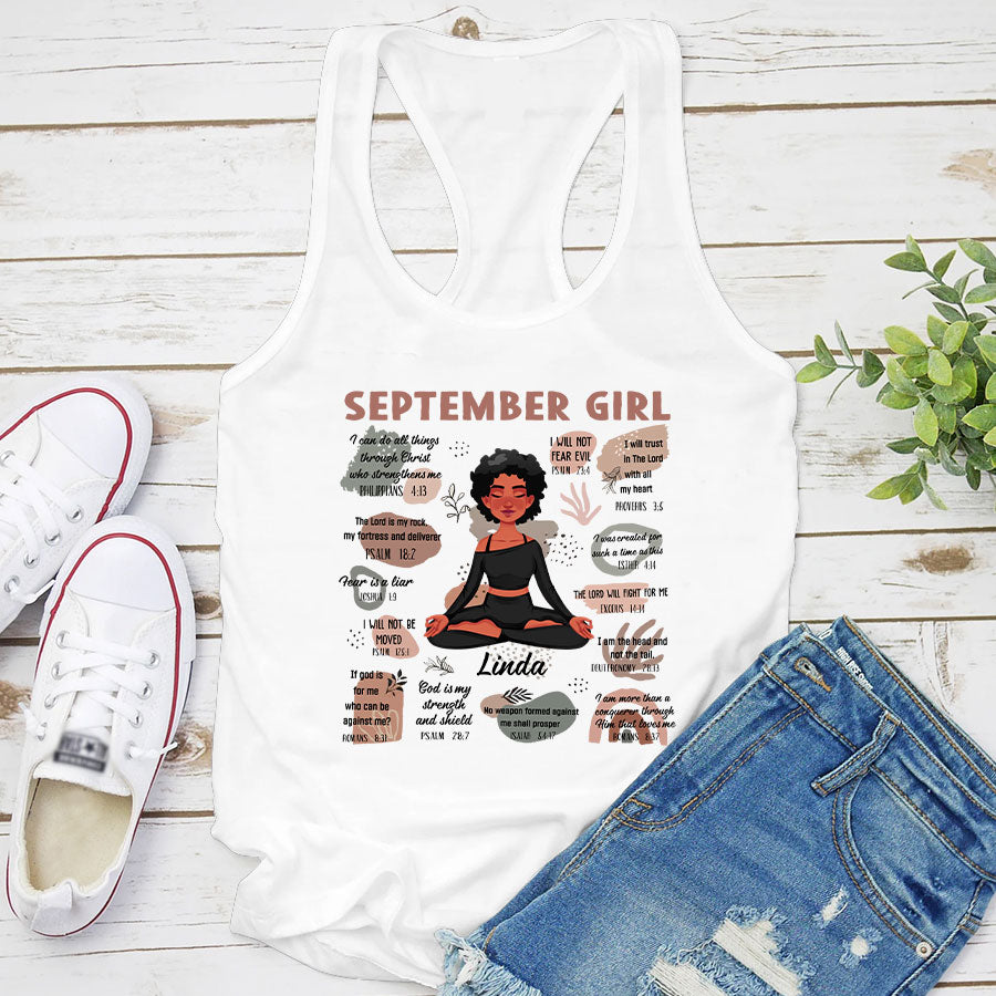 September Birthday Shirt, Custom Birthday Shirt, September Birthday Shirts For Woman, September Birthday Gifts