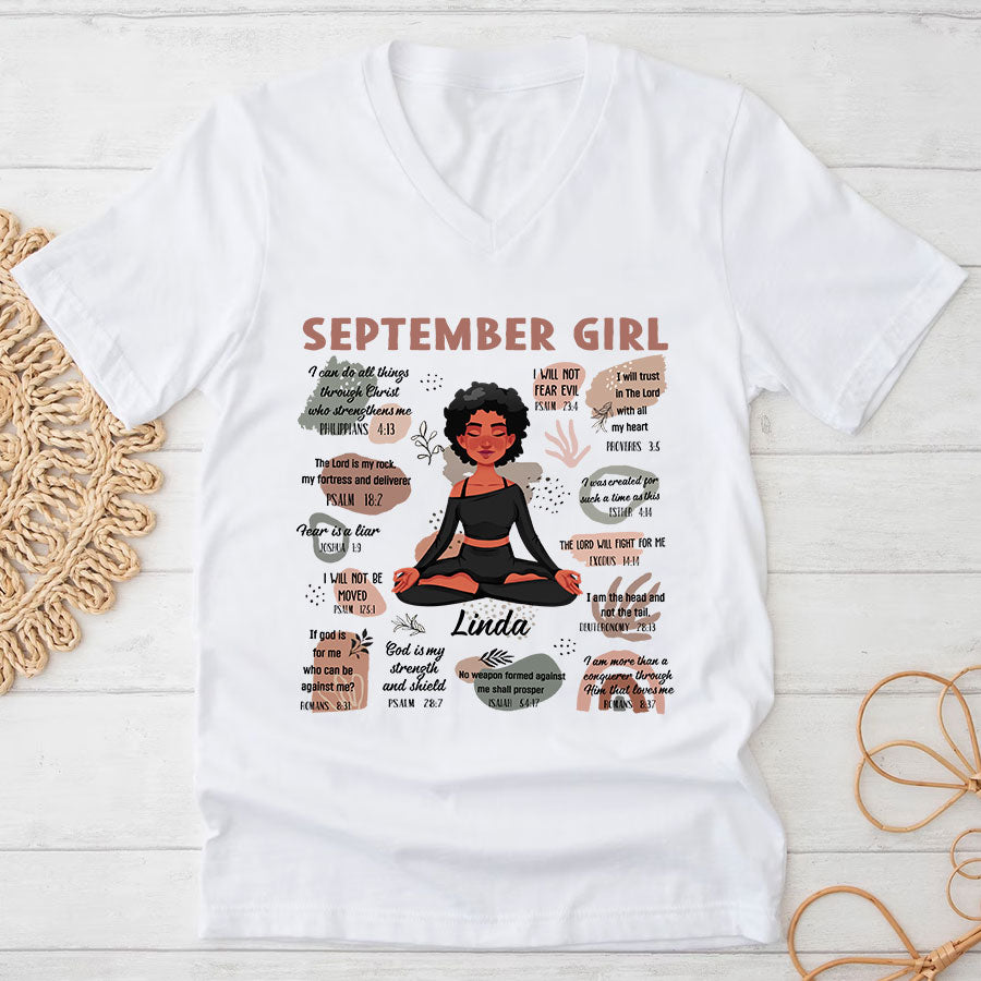 September Birthday Shirt, Custom Birthday Shirt, September Birthday Shirts For Woman, September Birthday Gifts