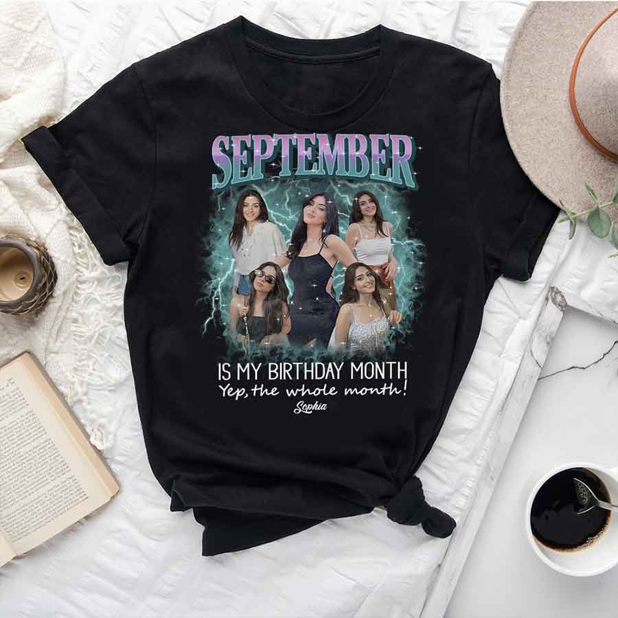 September Birthday Shirt, Custom Birthday Shirt, Queens are Born In September, September Birthday Shirts For Woman, September Birthday Gifts-YPT-HCT