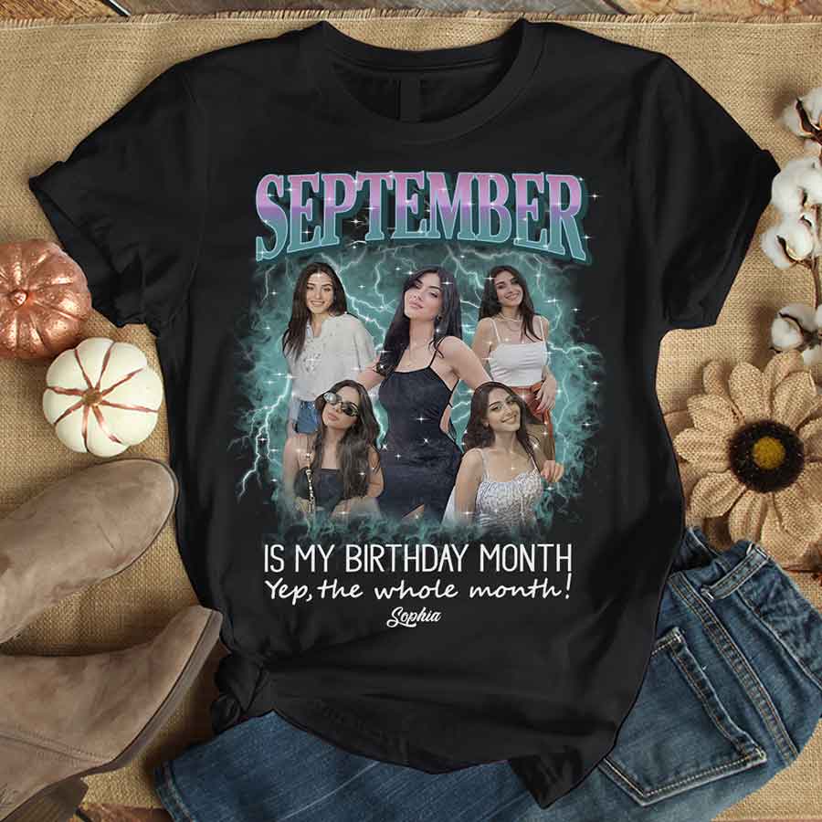 September Birthday Shirt, Custom Birthday Shirt, Queens are Born In September, September Birthday Shirts For Woman, September Birthday Gifts-YPT-HCT