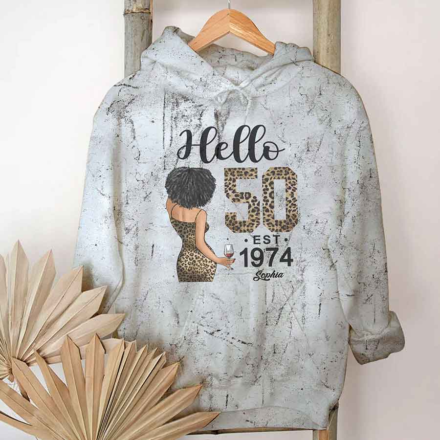 50th Birthday Shirts, Custom Birthday Shirts, Turning 50 Shirt, Gifts For Women Turning 50, 50 And Fabulous Shirt, 1974 Shirt, 50th Birthday Shirts For Her-YPT-HCT