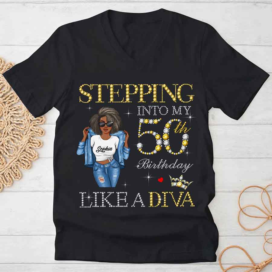 50th Birthday Shirts, Custom Birthday Shirts, Turning 50 Shirt, Gifts For Women Turning 50, 50th Birthday Shirts For Her-YPT-HCT