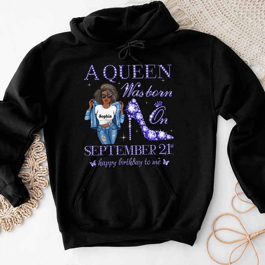 September Birthday Shirt, Custom Birthday Shirt, Queens are Born In September, September Birthday Shirts For Woman, September Birthday Gifts-YPT-HCT