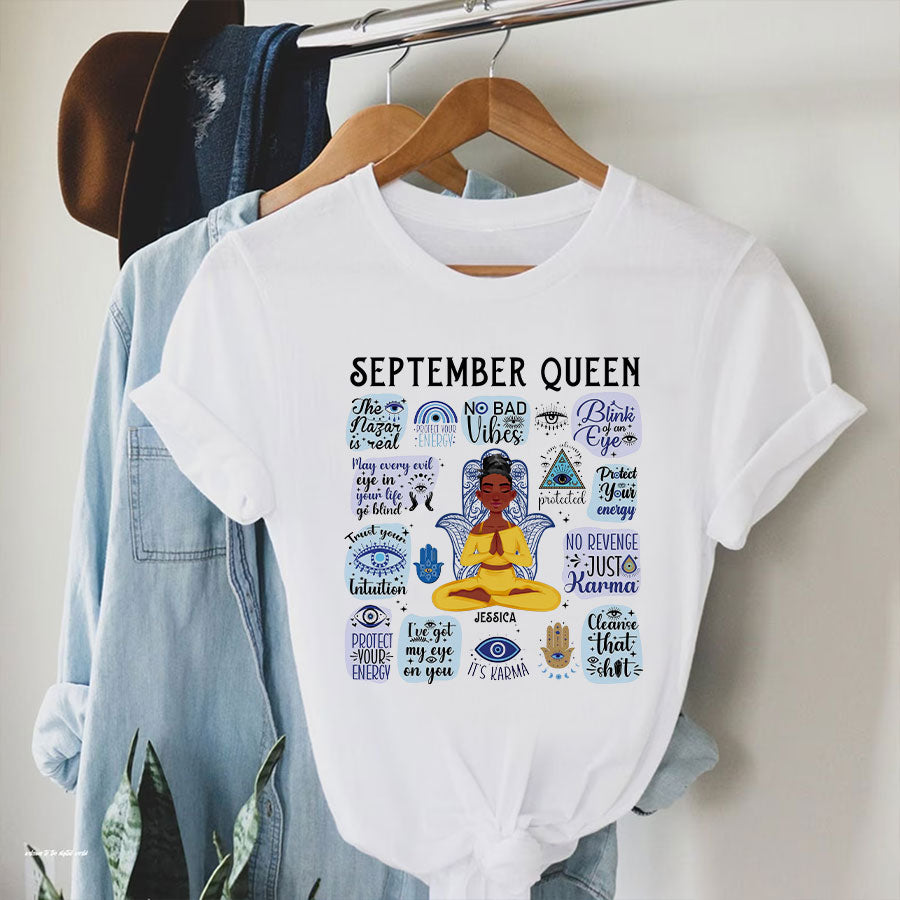 September Birthday Shirt, Custom Birthday Shirt, September Birthday Shirts For Woman, September Birthday Gifts