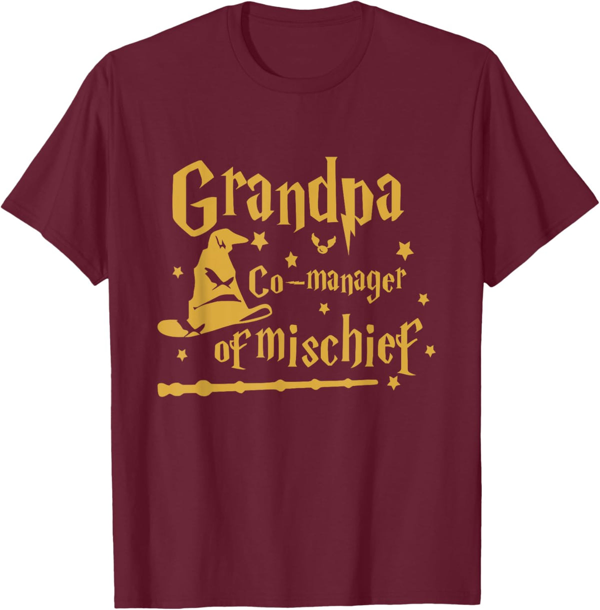 Funny Men Magical Grandpa Manager of Mischief Father&#39;s Day