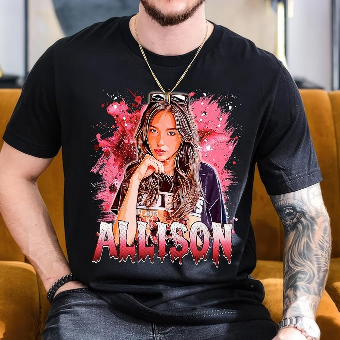 Custom Made T Shirts With Photos, Custom T Shirts With Photo, Valentines Gifts For Men, Shirt For Valentine&#39;s Day, Customized Tee Shirts, Birthday Gifts