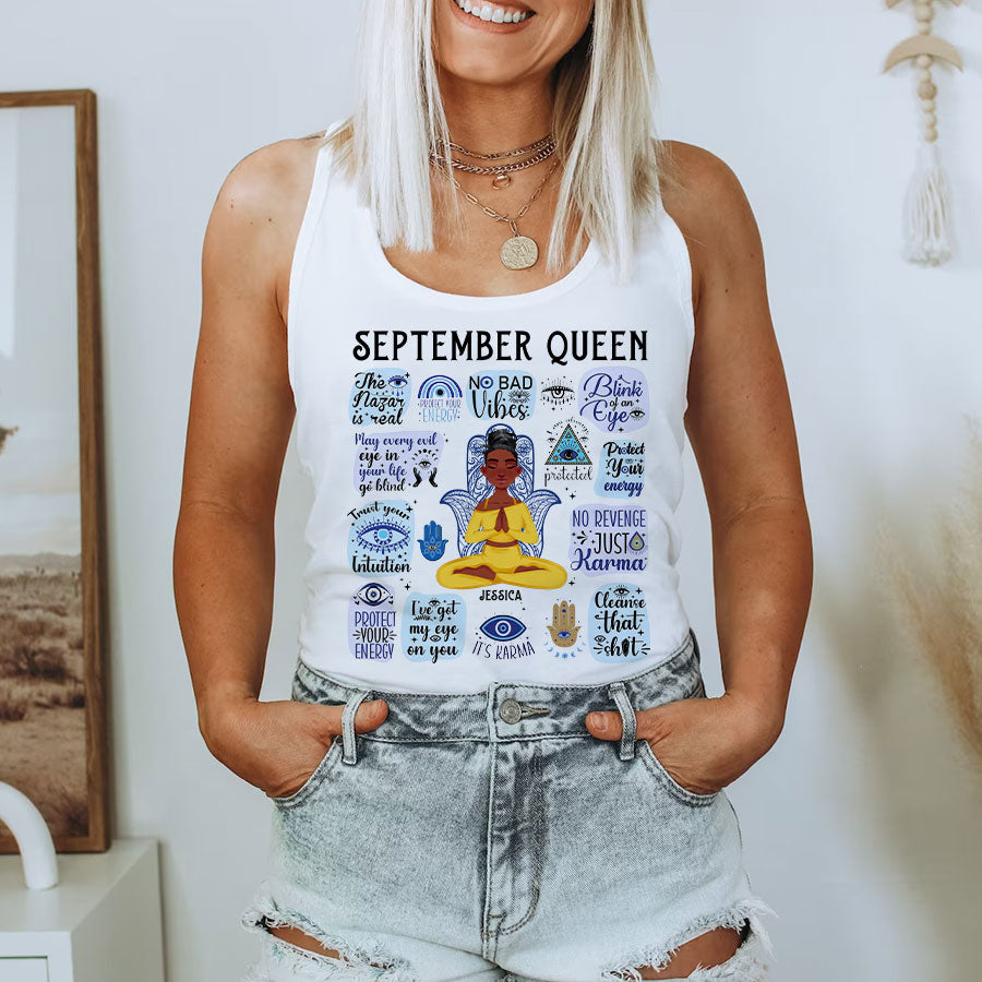 September Birthday Shirt, Custom Birthday Shirt, September Birthday Shirts For Woman, September Birthday Gifts