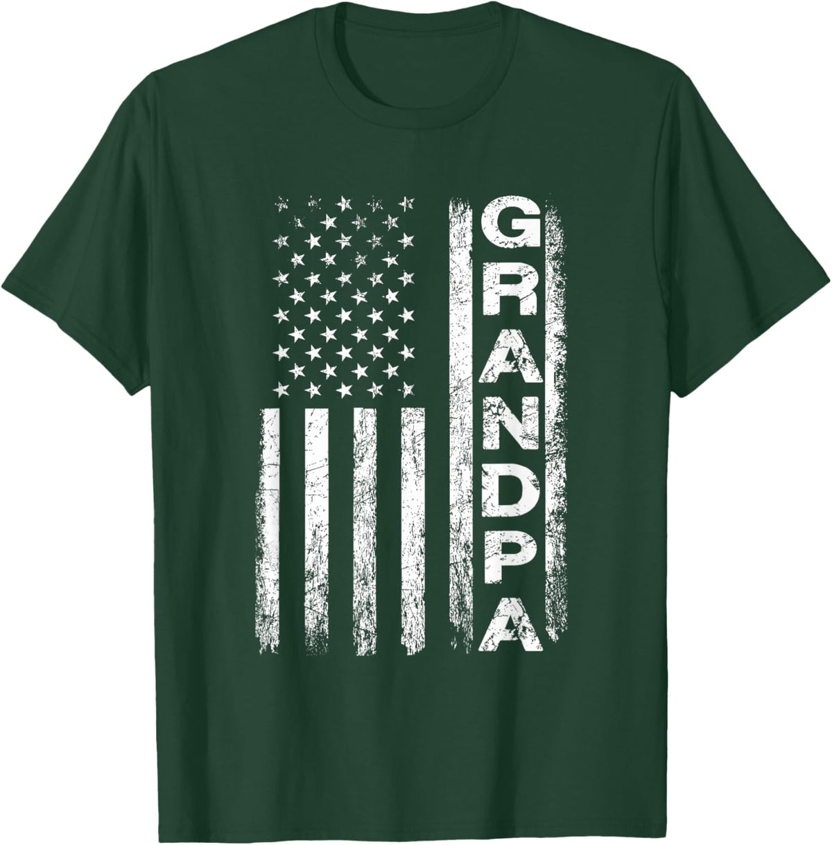 Grandpa Vintage American Flag Father&#39;s Day 4th of July Papa