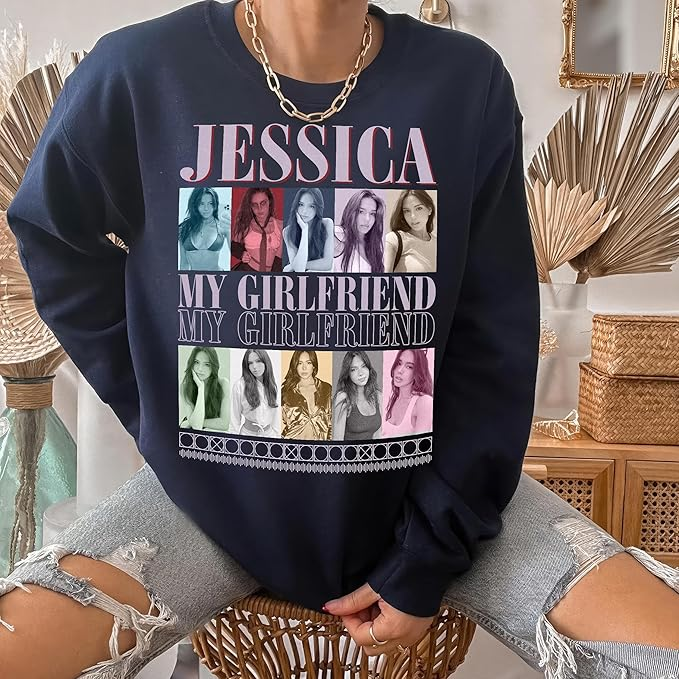 Custom Made T Shirts With Photos, Personalized T Shirts With Pictures, Valentines Gifts For Men, Shirt Valentine, Custom Tee Shirts, Birth Shirt, Best Friend Gifts