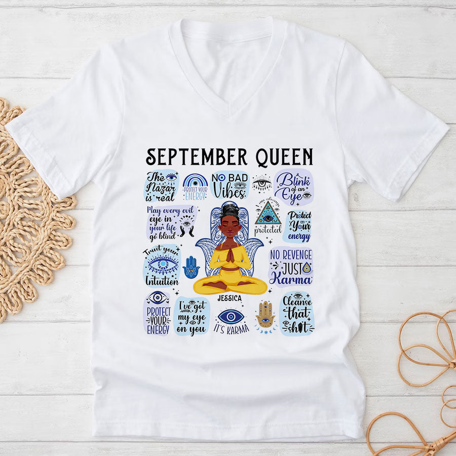 September Birthday Shirt, Custom Birthday Shirt, September Birthday Shirts For Woman, September Birthday Gifts