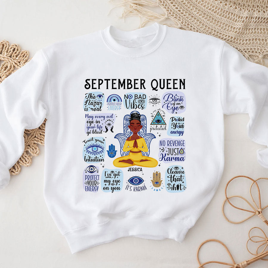 September Birthday Shirt, Custom Birthday Shirt, September Birthday Shirts For Woman, September Birthday Gifts