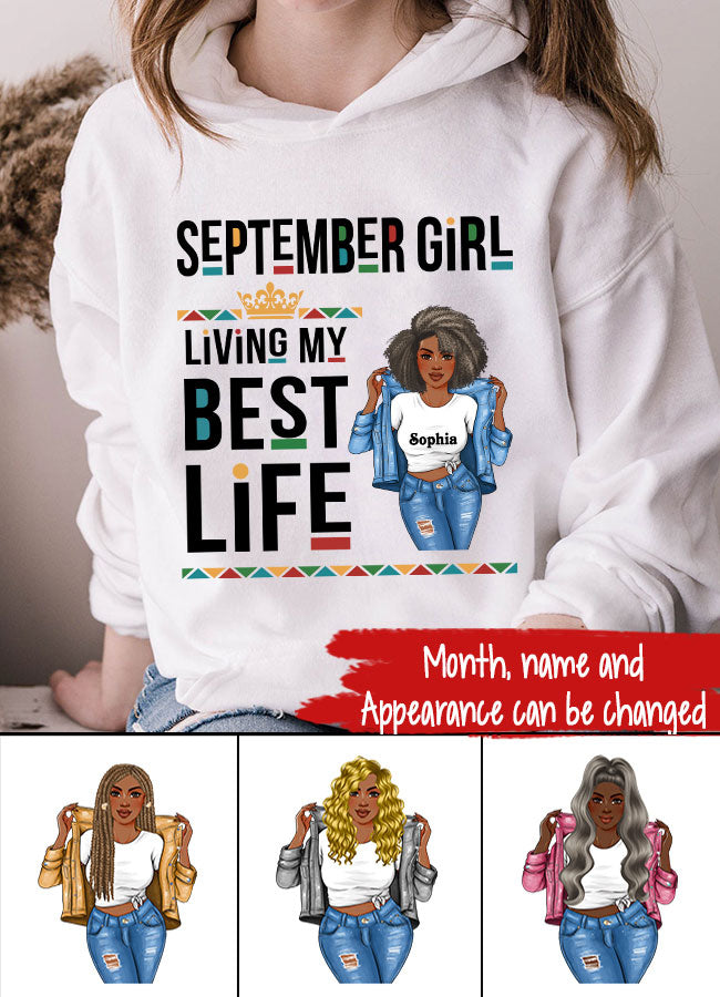 September Birthday Shirt, Custom Birthday Shirt, Queens Are Born In September, September Birthday Shirts For Woman, September Birthday Gifts