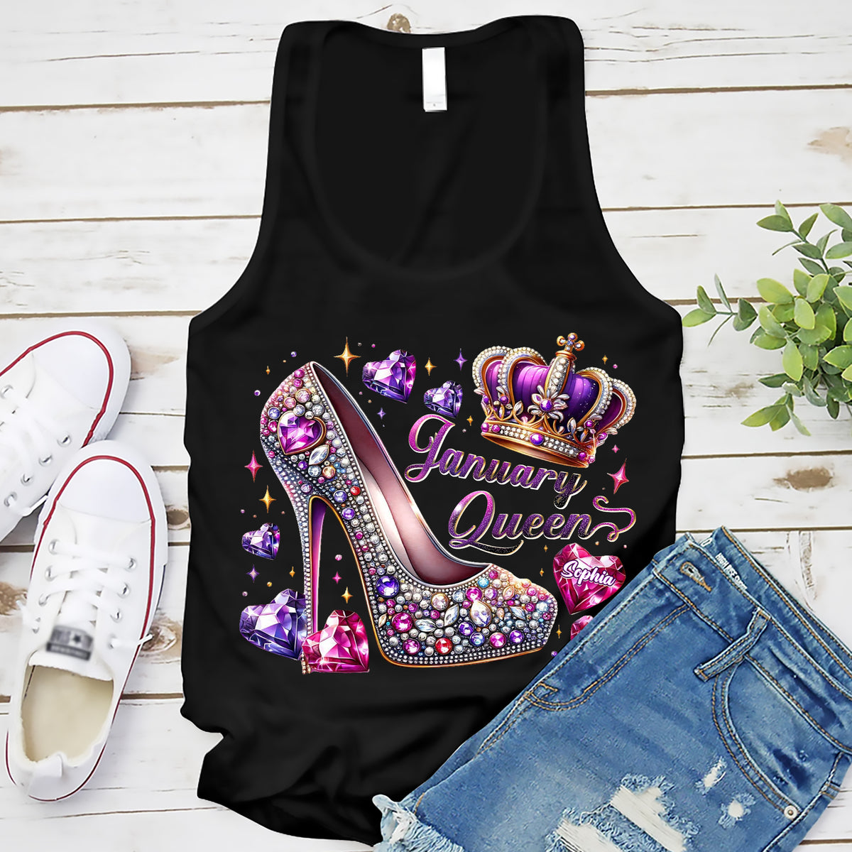 January Birthday Shirt, Custom Birthday Shirt, Queens Born In January, January Birthday Shirts For Woman, January Birthday Gifts, January Is My Birthday Month, Yep The Whole Month-YPT-ALK