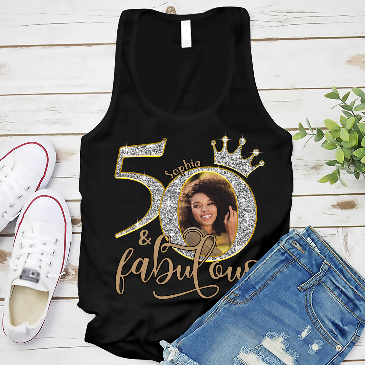 50th Birthday Shirts, Custom Birthday Shirts, Turning 50 Shirt, Gifts For Women Turning 50, 50 And Fabulous Shirt, 50th Birthday Shirts For Her - YPT-ALK