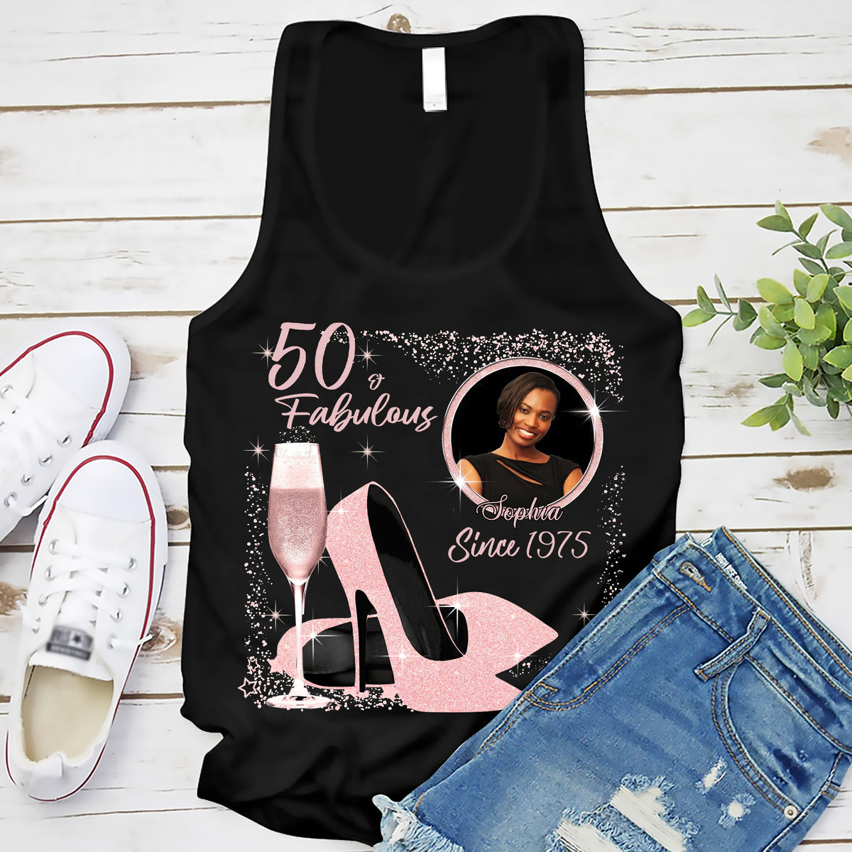 50th Birthday Shirts, Custom Birthday Shirts, Turning 50 Shirt, Gifts for Women Turning 50, 50 and Fabulous Shirt, 50th Birthday Shirts For Her-YPT-ALK