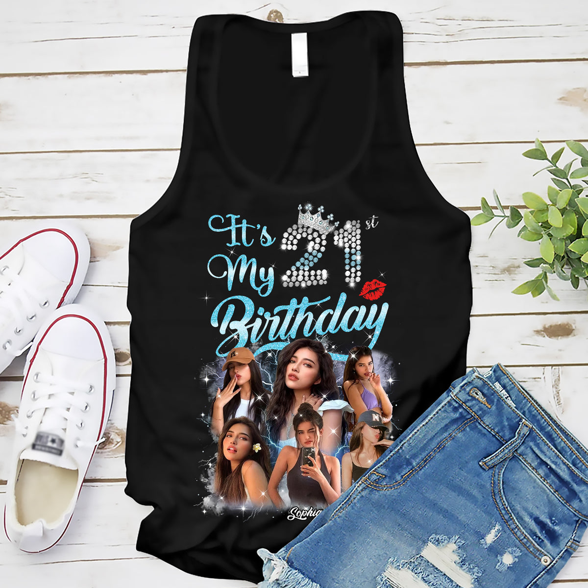 21st Birthday Shirts, Custom Birthday Shirts, Turning 21 Shirt, Gifts For Women Turning 21, 21 And Fabulous Shirt, 2003 Shirt, 21st Birthday Shirts For Her-YPT-ALK