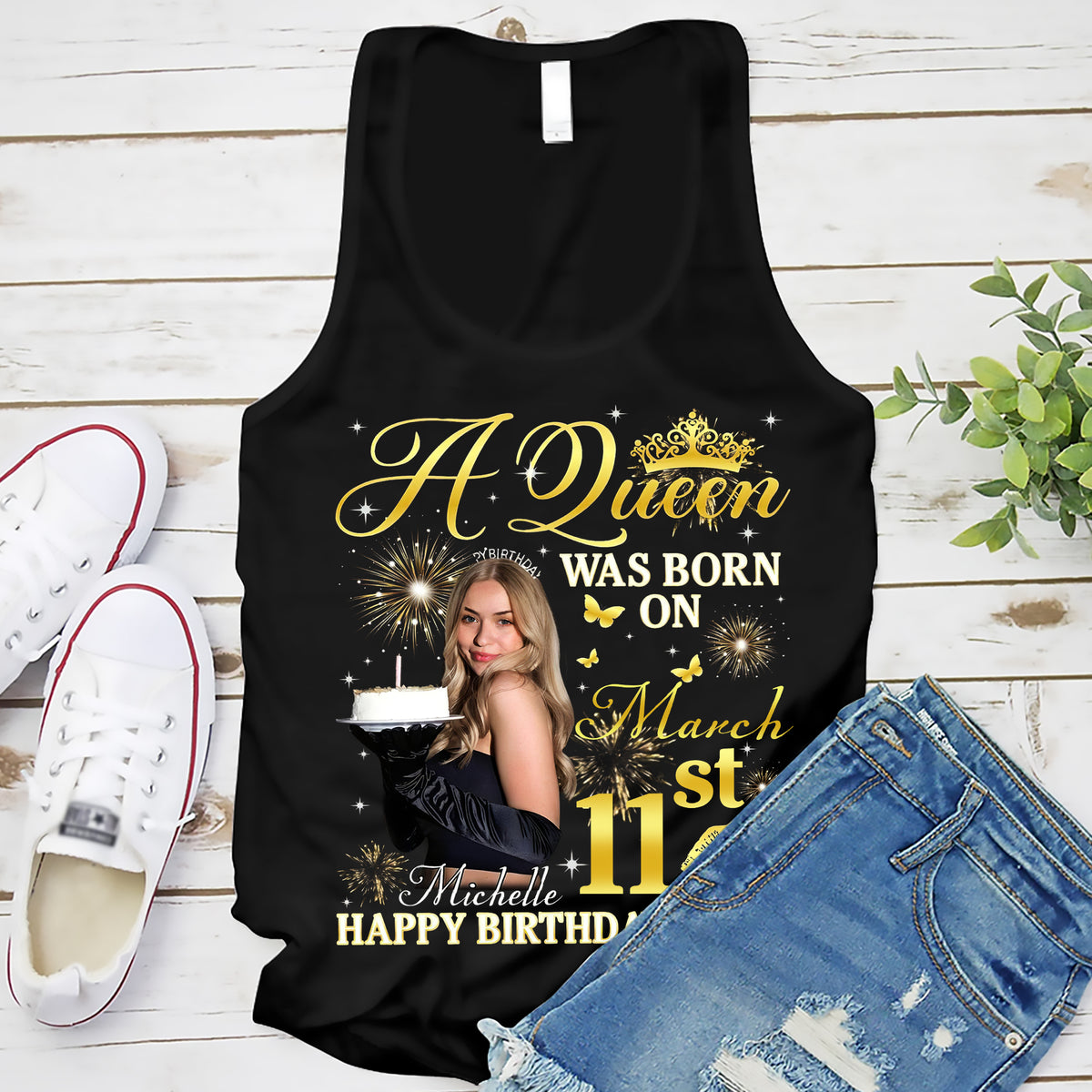 March Birthday Shirt, Custom Birthday Shirt, Queens Born In March, March Birthday Shirts For Woman, March Birthday Gifts, March Is My Birthday Month, Yep The Whole Month-YPT-ALK
