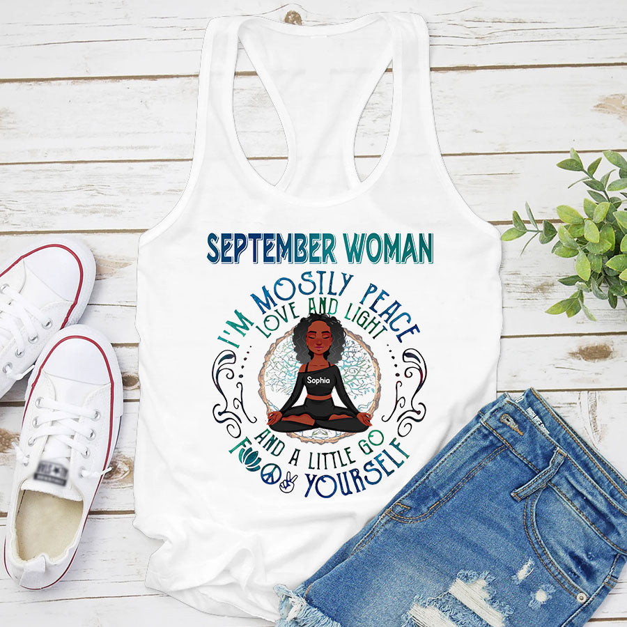 September Birthday Shirt, Custom Birthday Shirt, September Birthday Shirts For Woman, September Birthday Gifts
