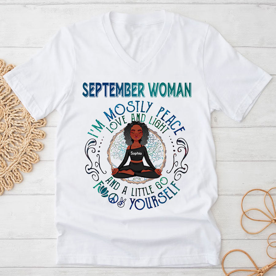 September Birthday Shirt, Custom Birthday Shirt, September Birthday Shirts For Woman, September Birthday Gifts