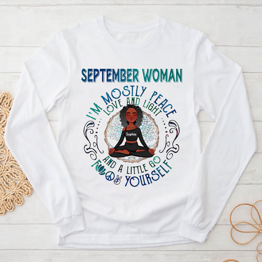 September Birthday Shirt, Custom Birthday Shirt, September Birthday Shirts For Woman, September Birthday Gifts