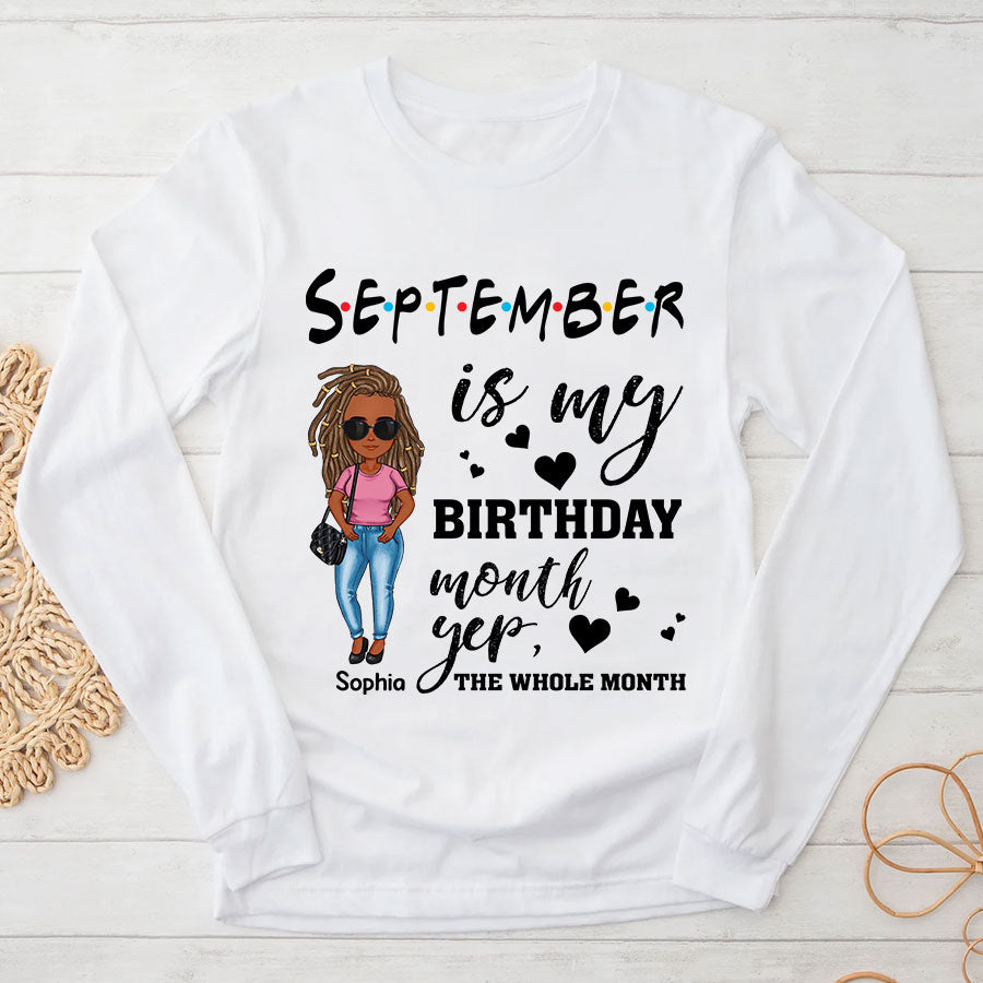 September Birthday Shirt, Custom Birthday Shirt, September Birthday Shirts For Woman, September Birthday Gifts