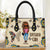 Personalized Leather Bag - September Birthday Gifts For September Queens, Queen Was Born In September