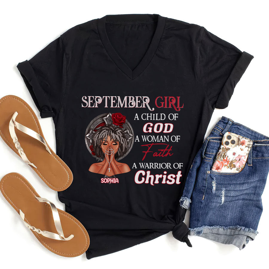 September Birthday Shirt, Custom Birthday Shirt, Queen Was Born In September, September Birthday Shirts For Woman, September Birthday Gifts, September Is My Birthday Month, Yep The Whole Month