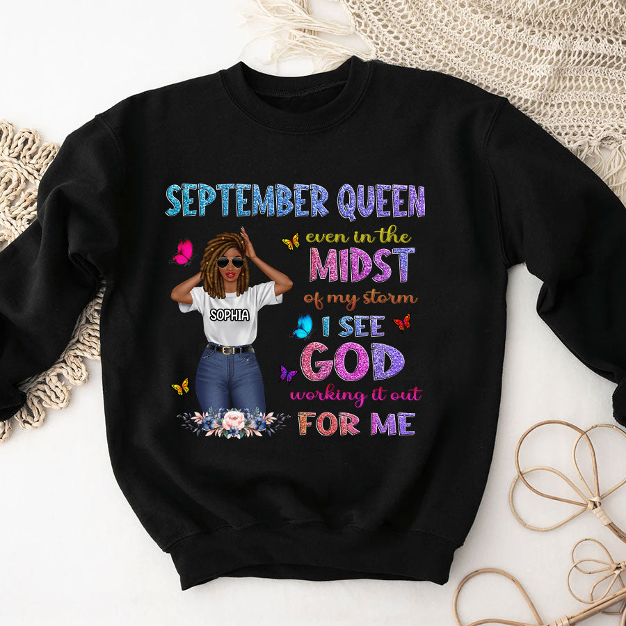 September Birthday Shirt, Custom Birthday Shirt, Queen Was Born In September, September Birthday Shirts For Woman, September Birthday Gifts, September Is My Birthday Month, Yep The Whole Month