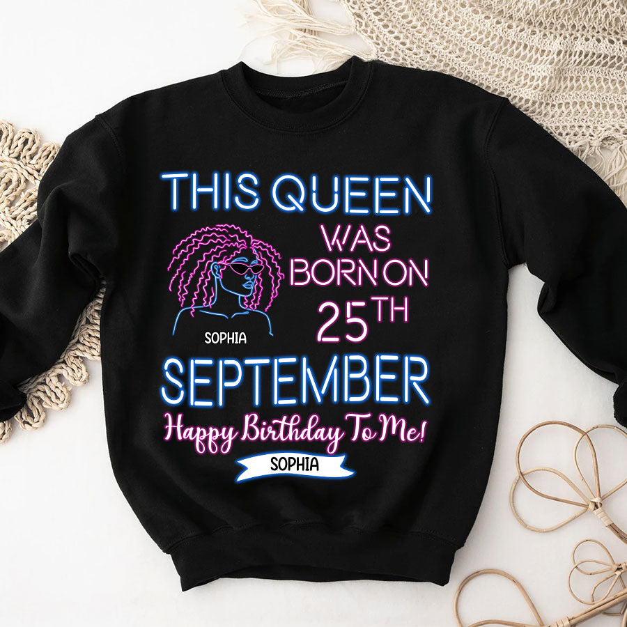 Custom Birthday Shirt, September Birthday Shirts For Woman, September Birthday Gifts, I am just a September Girl