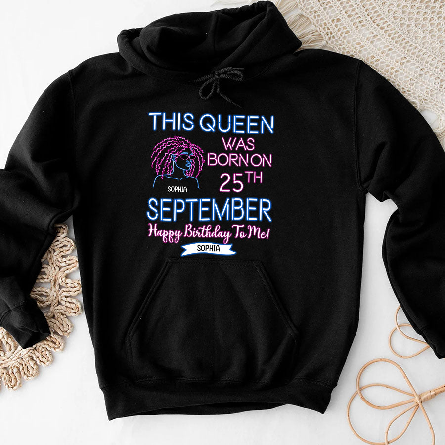 Custom Birthday Shirt, September Birthday Shirts For Woman, September Birthday Gifts, I am just a September Girl