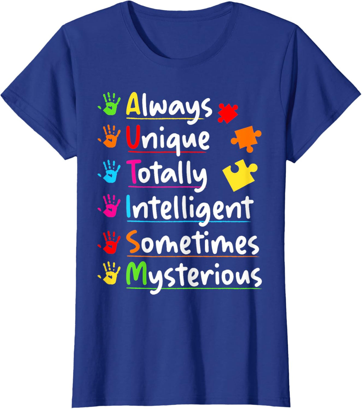 Always Unique Autism Awareness Totally Intelligent Kids