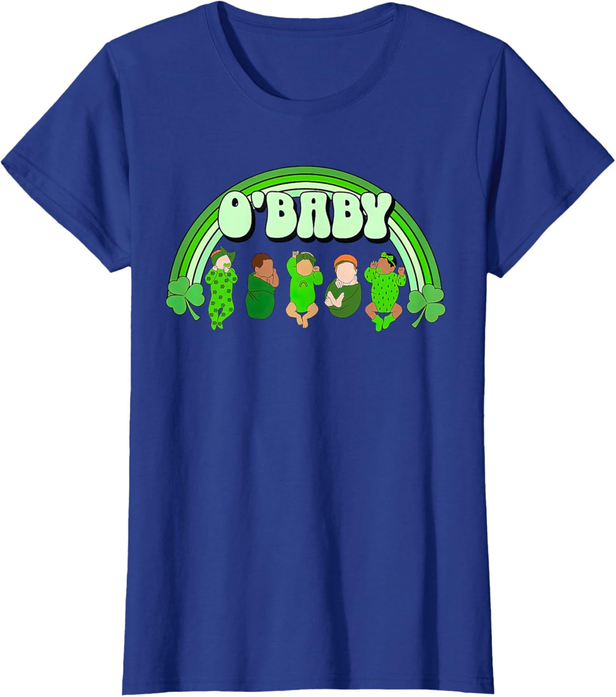 Rainbow Labor And Delivery Nurse Saint Patrick&#39;s Day NICU