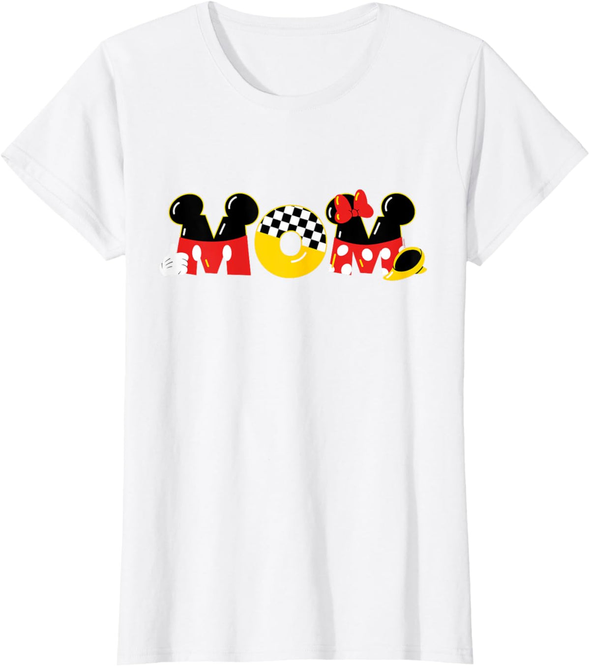 Disney Mickey Mouse &amp; Minnie Mouse Mom Mother\u2019s Day Birthday Mother Shirt