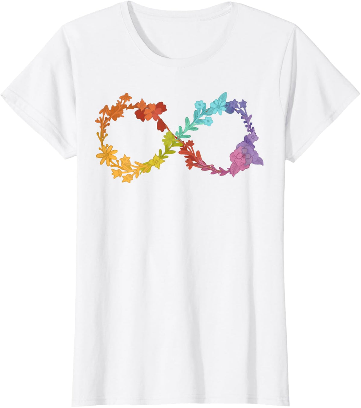 Floral Neurodiversity Infinity Symbol Autism Awareness
