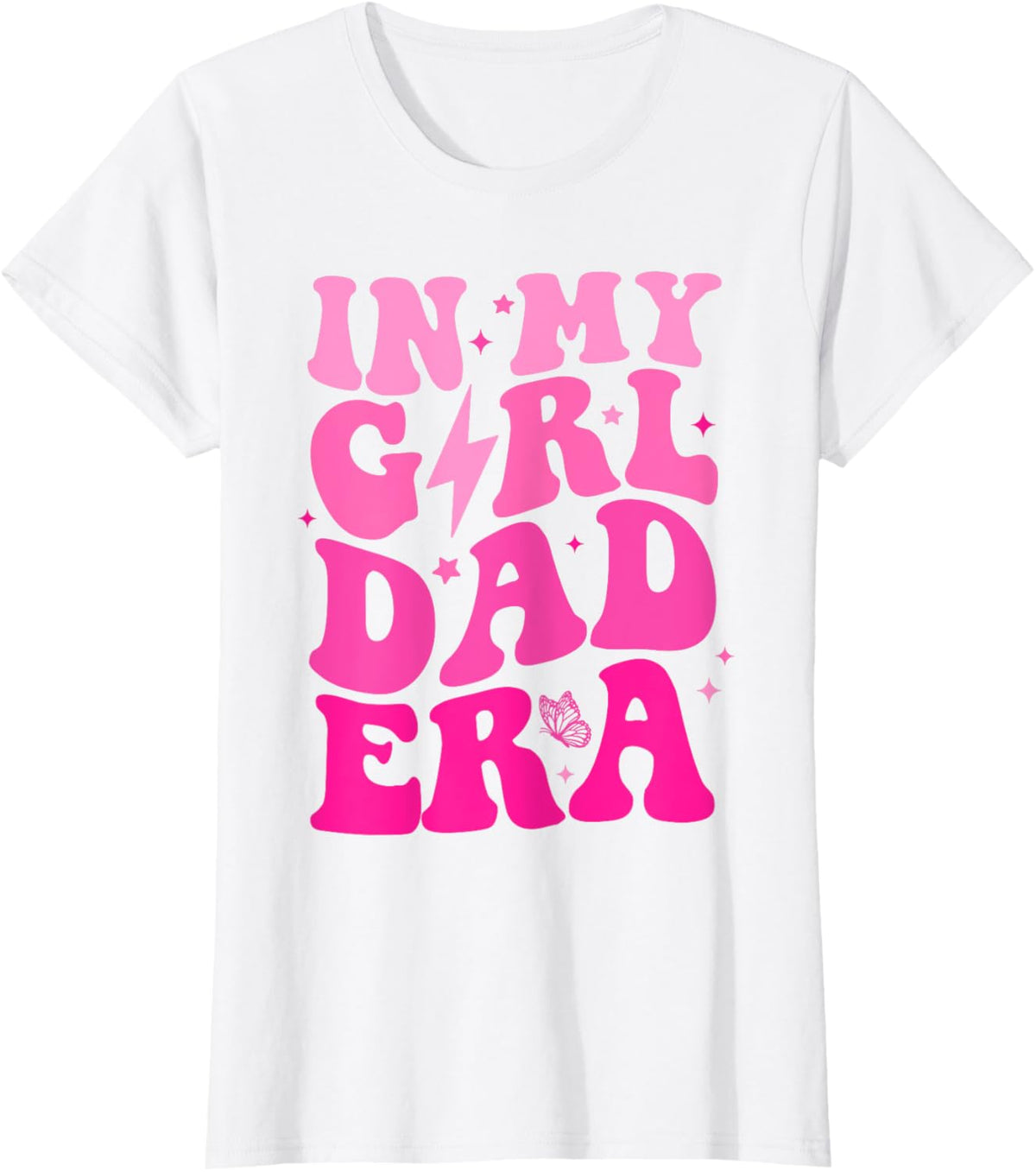 In My Dad Era Girl Groovy Retro Papa Fathers Day