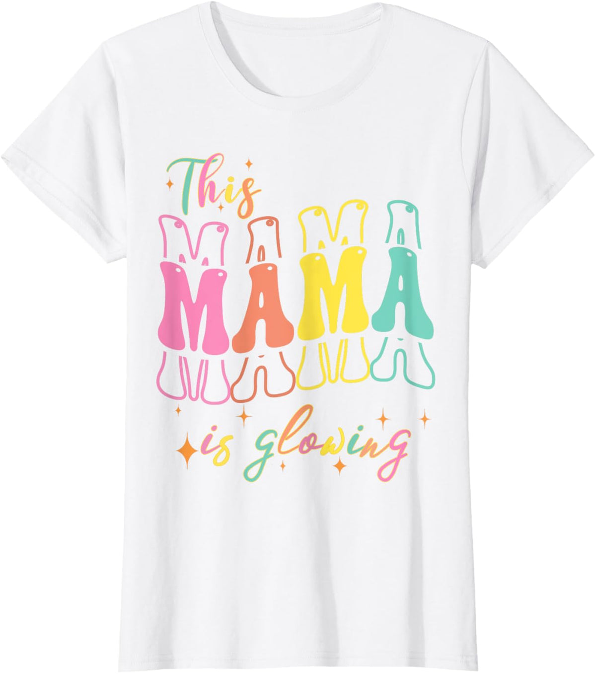 Mothers day Tee, This Mom is Glowing Mom mothers Day