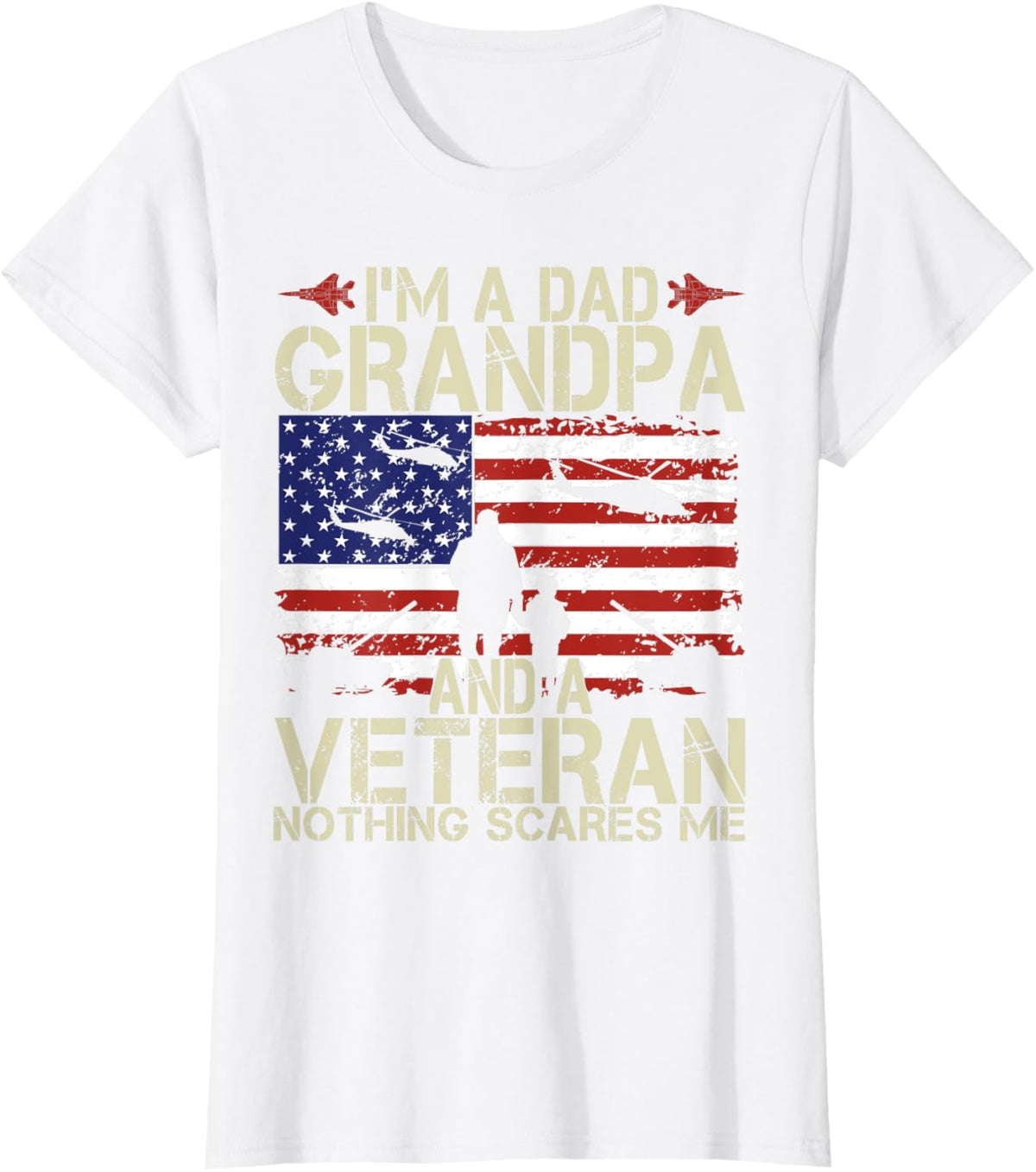 I&#39;m A Dad Grandpa And Veteran Fathers Day Papa Grandpa Gifts