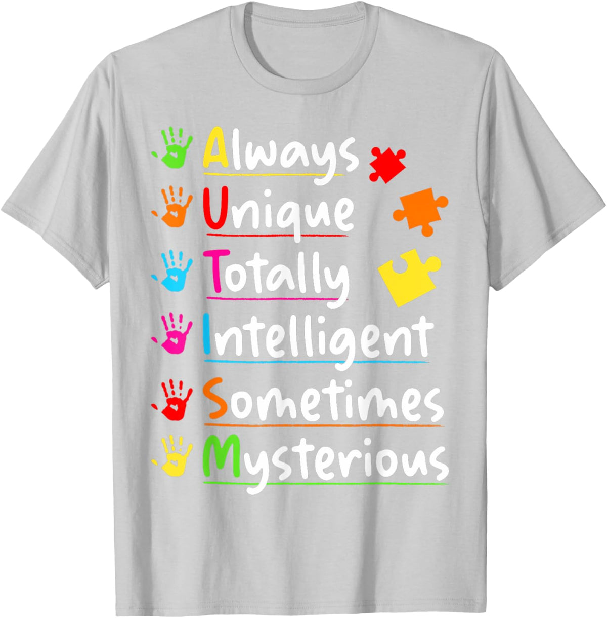 Always Unique Autism Awareness Totally Intelligent Kids