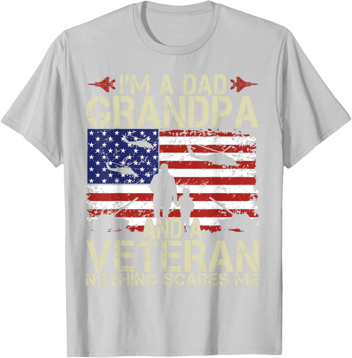 I&#39;m A Dad Grandpa And Veteran Fathers Day Papa Grandpa Gifts