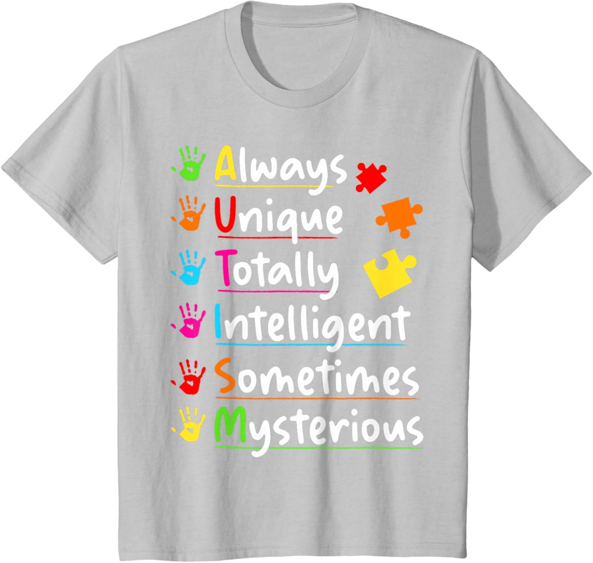 Always Unique Autism Awareness Totally Intelligent Kids
