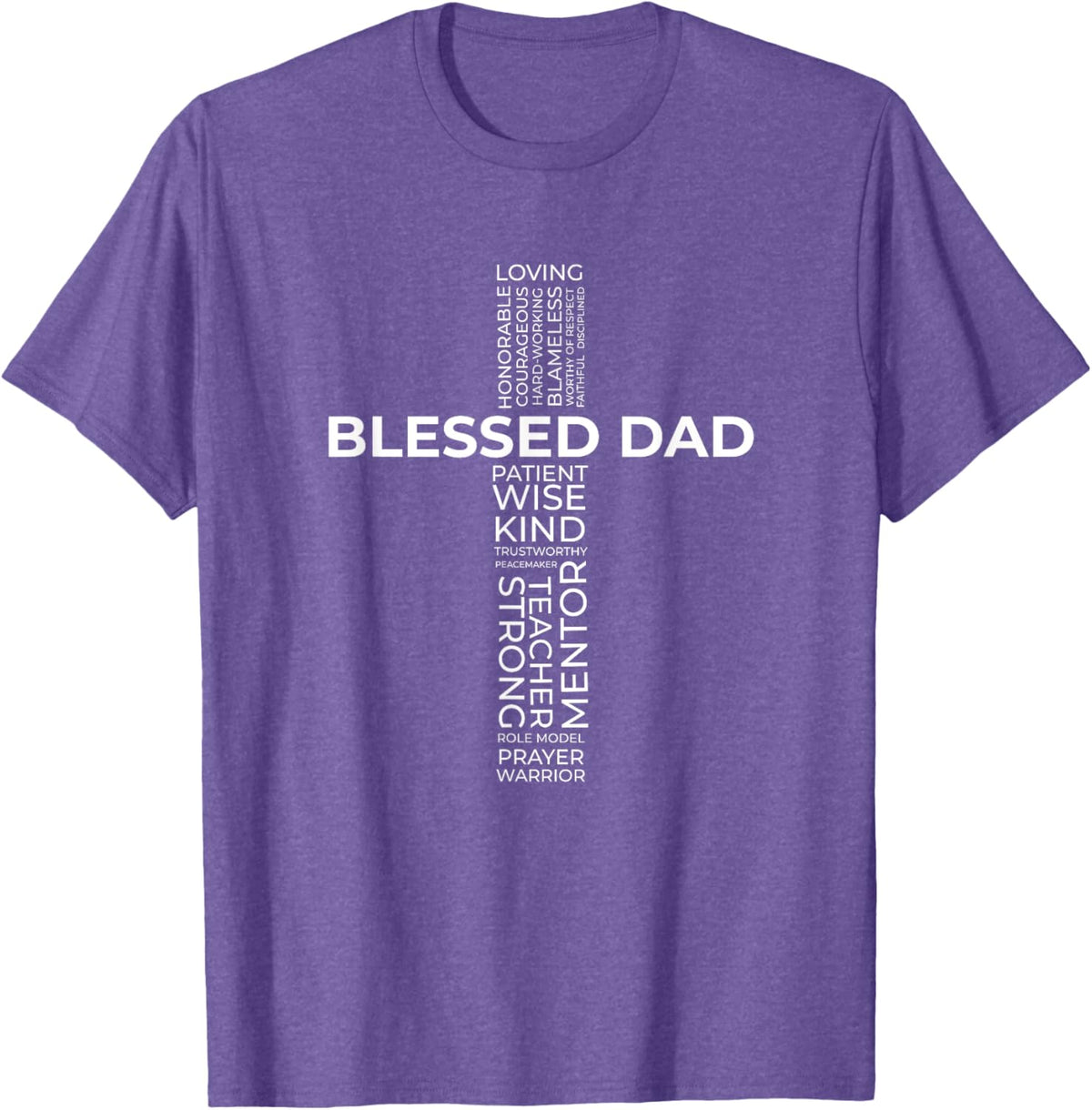 Christian Blessed Dad Cross Father&#39;s Day Shirt
