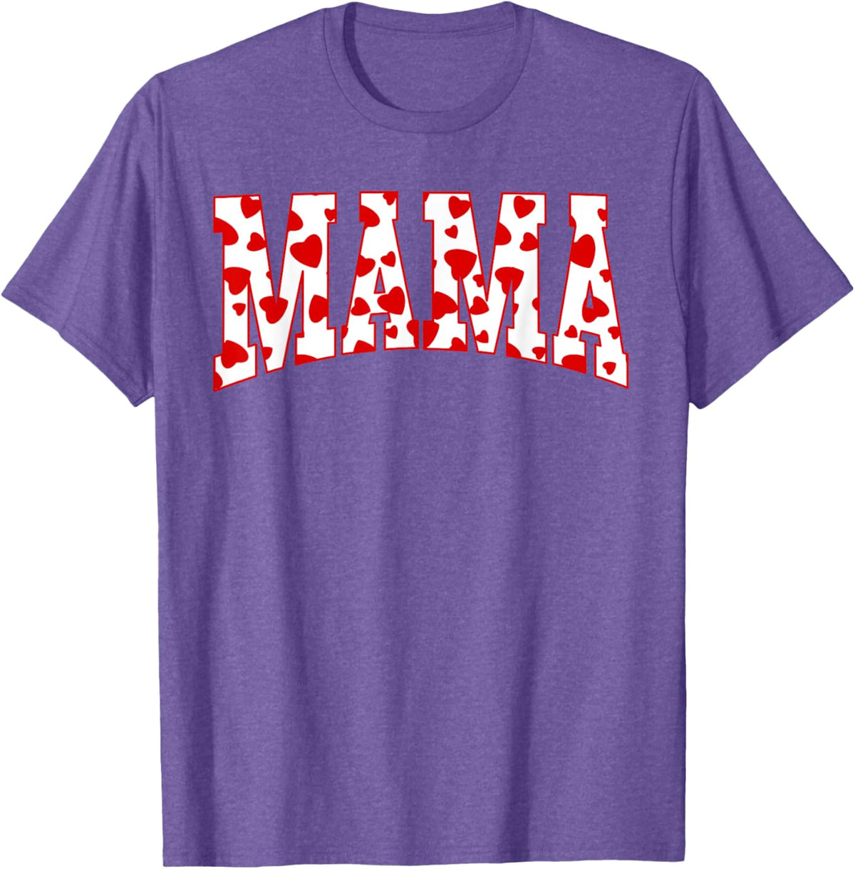 Mama Valentine Heart Valentines Day Family Matching Funny Mother Shirt