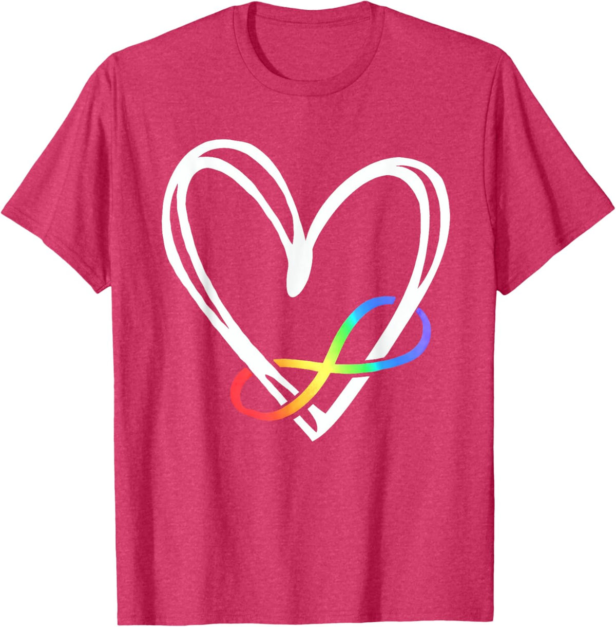 Infinity Heart Autism Awareness Love Needs No Words Tie Dye