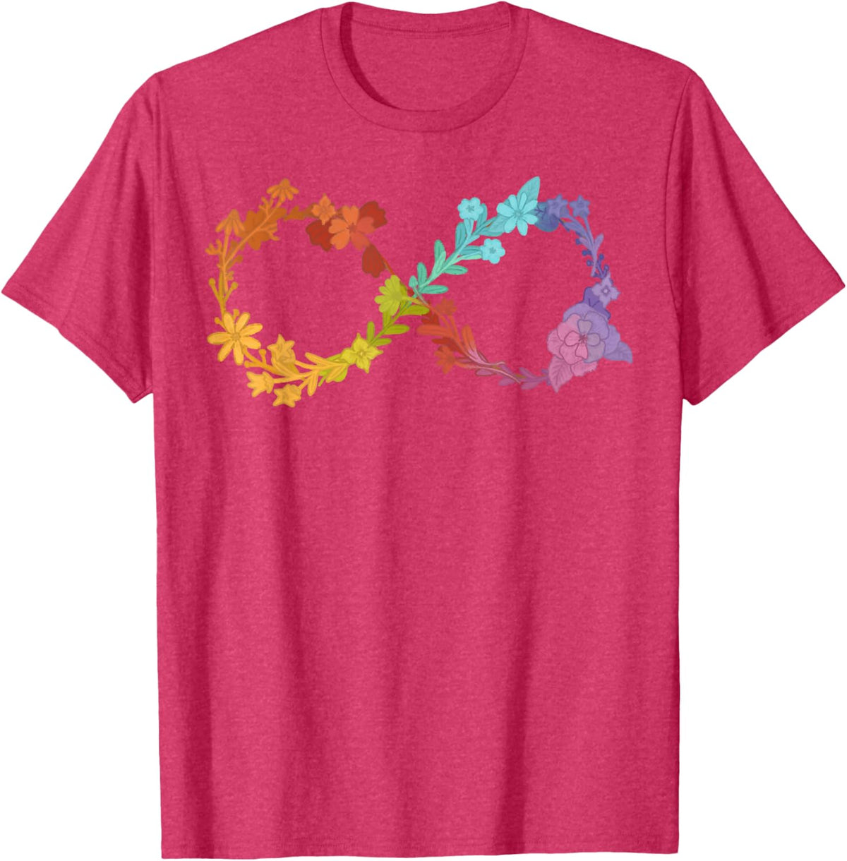 Floral Neurodiversity Infinity Symbol Autism Awareness