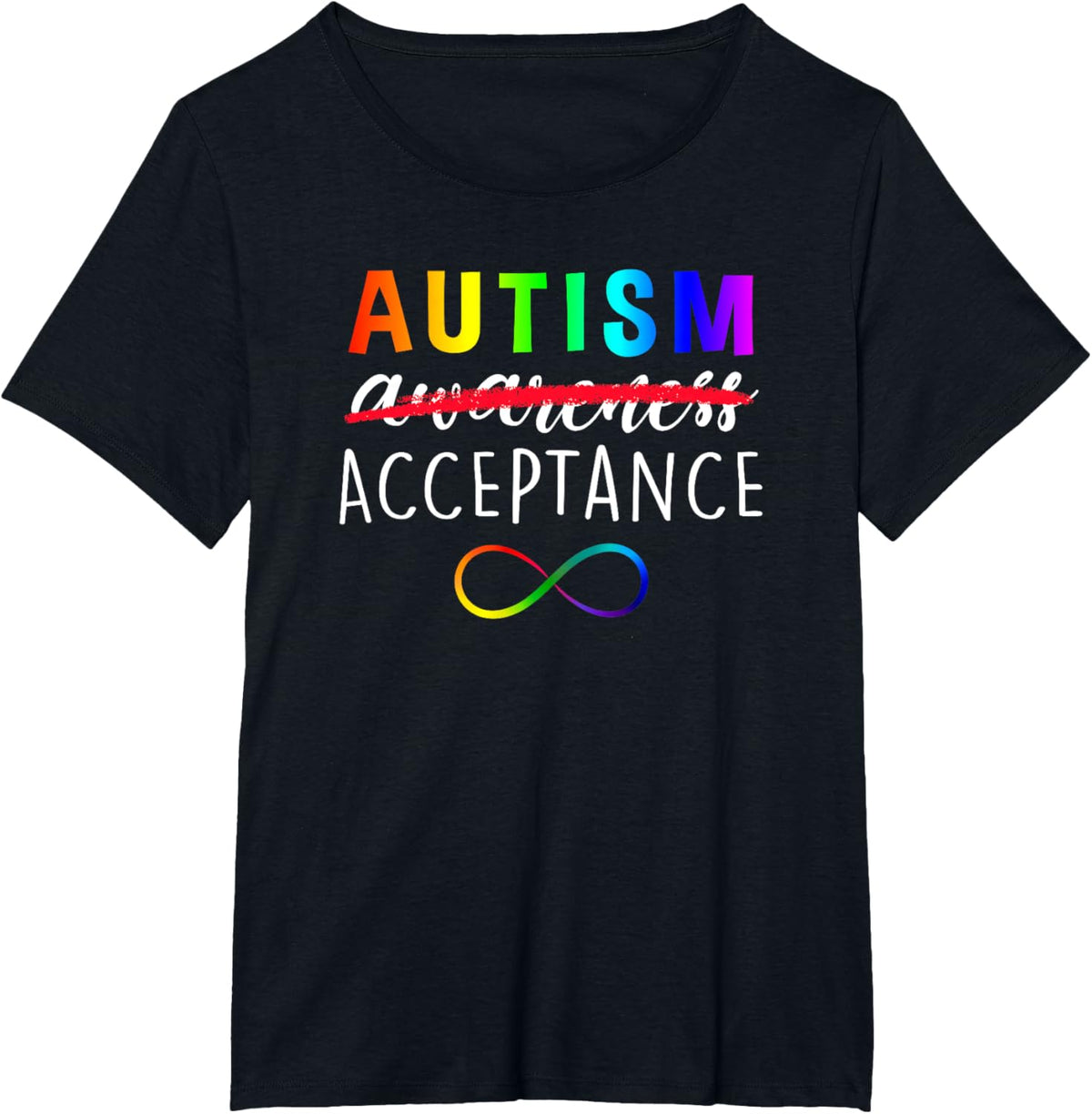 Autism - Red Instead - Acceptance Not Awareness